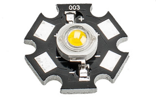 Мощный светодиод ES-STAR-3W Orange (ANR, STAR type) Lednikoff