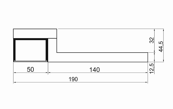 Декоративный Профиль ARL-LINE-EDGE-50-250 (ГКЛ 12.5мм) (Arlight, -) Lednikoff