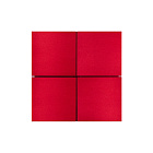 INTELLIGENT ARLIGHT Кнопочная панель KNX-304-23-IN Rose Red (BUS, Frameless) (IARL, IP20 Металл, 2 года) Lednikoff