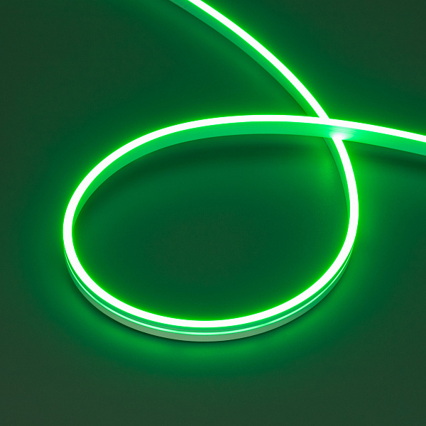 Светодиодная лента герметичная MOONLIGHT-SIDE-A168-4x10mm 24V Green (7.2 W/m, IP65, 5m, wire x2) (Arlight, Вывод кабеля прямой) Lednikoff