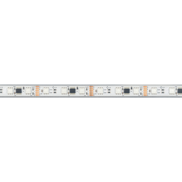 Светодиодная лента герметичная DMX-PS-B60-12mm 12V RGB-PX3 (14 W/m, IP67, 5060, 5m) (Arlight, -) Lednikoff
