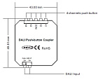 INTELLIGENT ARLIGHT Конвертер DALI-309-4-D2-IN (DALI-BUS, Free purpose) (IARL, Пластик) Lednikoff