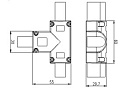 Соединитель тройной ARL-CLEAR-U15-2x90 (26x15mm) (Arlight, Металл) Lednikoff