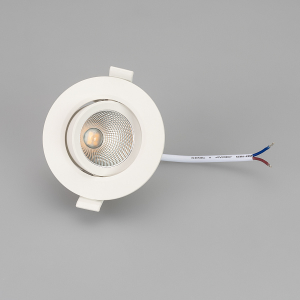 Светильник LTD-POLAR-TURN-R90-7W Warm3000 (WH, 36 deg, 230V) (Arlight, IP20 Пластик, 3 года) Lednikoff