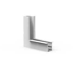 Коннектор угловой MAG-CON-4560-F-L90-INT (WH, 5LN, внутренний) (Arlight, IP20 Металл, 3 года)