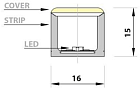Гибкий неон ARL-NF5050-P15-24V RGB-DMX (Arlight, Закрытый) Lednikoff