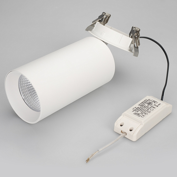 Светильник SP-POLO-BUILT-R95-25W White5000 (WH-WH, 40 deg) (Arlight, IP20 Металл, 3 года) Lednikoff