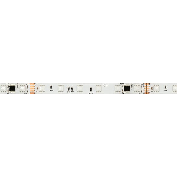Светодиодная лента герметичная DMX-SE-B60-10mm 24V RGB-PX6 (14 W/m, IP65, 5060, 5m) (Arlight, -) Lednikoff