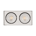 Светильник SP-CUBUS-S100x200-2x11W Warm3000 (WH, 40 deg, 230V) (Arlight, IP20 Металл, 3 года) Lednikoff