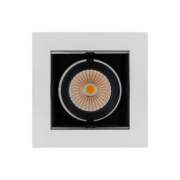 Светильник CL-KARDAN-S102x102-9W Warm (WH-BK, 38 deg) (Arlight, IP20 Металл, 3 года) Lednikoff