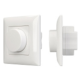 Панель SMART-P14-DIM-IN White (230V, 3A, 0-10V, Rotary, 2.4G) (Arlight, IP20 Пластик, 5 лет)