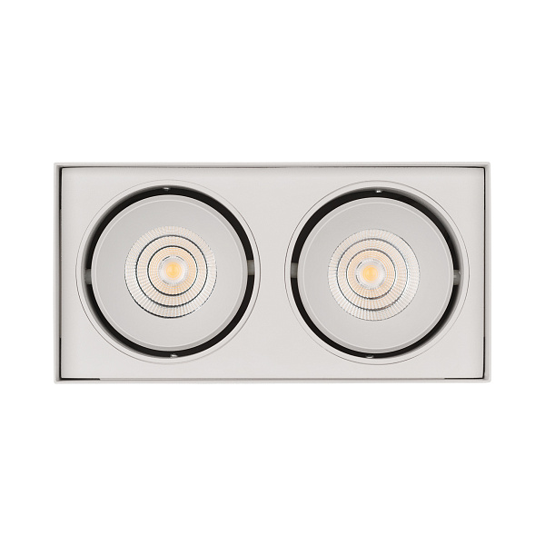 Светильник SP-CUBUS-S100x200WH-2x11W Warm White 40deg (Arlight, IP20 Металл, 3 года) Lednikoff