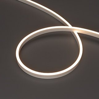Светодиодная лента герметичная MOONLIGHT-SIDE-A120-06x12mm 24V Warm3000 (9.6 W/m, IP65, 0,5m, wire x1) (Arlight, Образец)