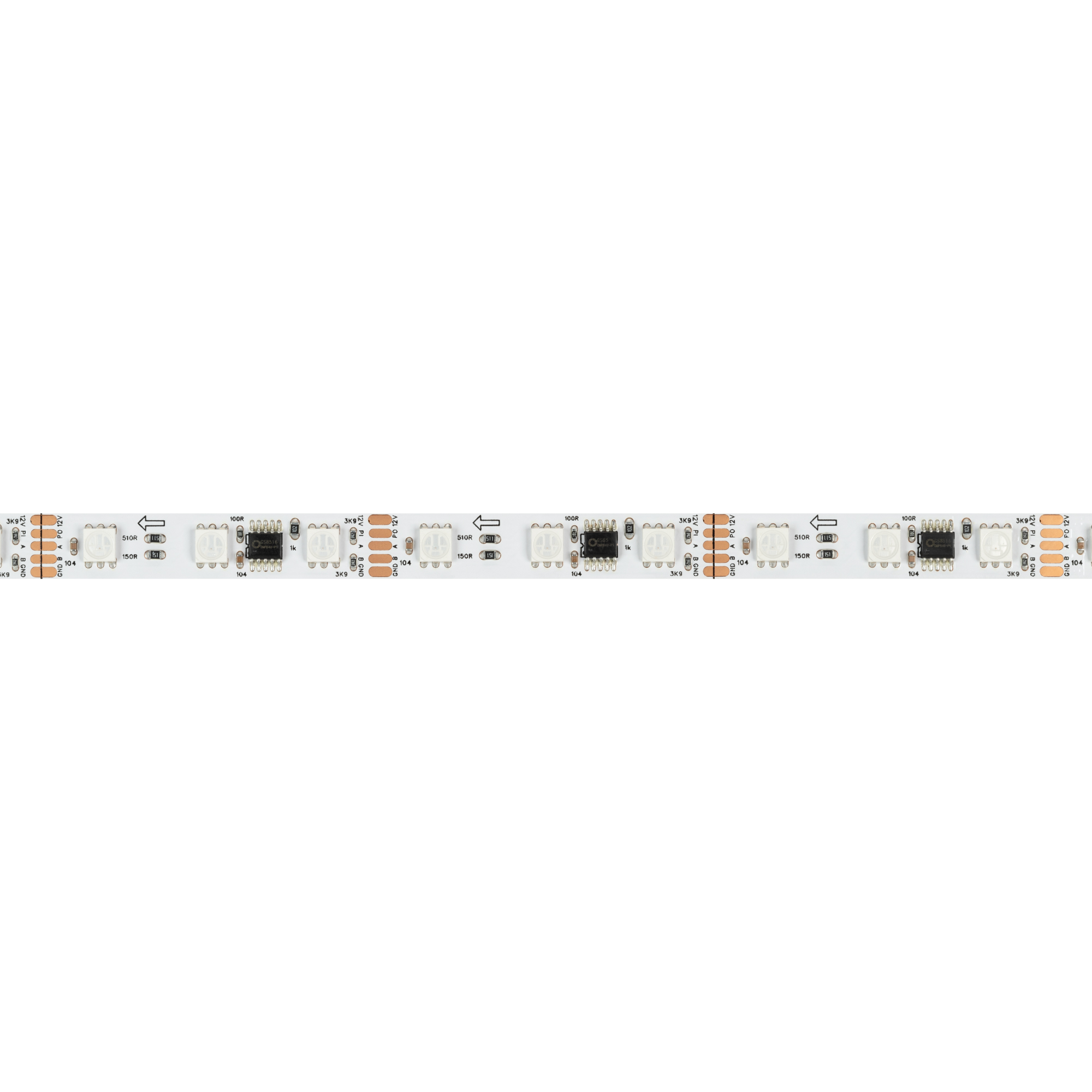 Светодиодная лента DMX-B60-10mm 12V RGB-PX3 (14 W/m, IP20, 5m) (Arlight, -) Lednikoff