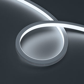 Светодиодная лента герметичная MOONLIGHT-PRO-TOP-X320-13x12mm 48V White6000 (9.6 W/m, IP67, 30m, wire x2) (Arlight, Вывод боковой, 7 лет)