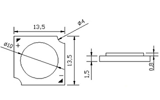Мощный светодиод ARPL-5W-GES-1313-DW (320mA) (Arlight, -) Lednikoff