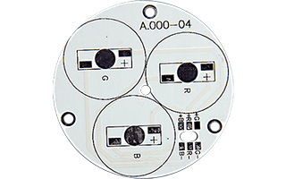Плата D55-3E 1R-1G-1B Emitter (3x LED, 000-04) (Turlens, -) Lednikoff