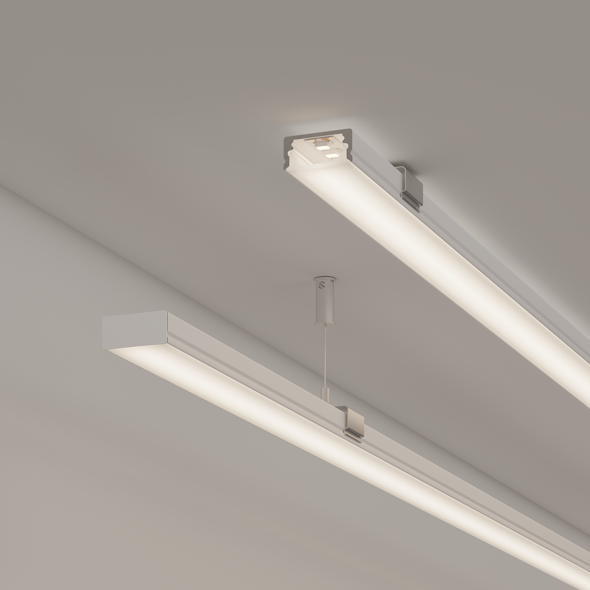 Профиль LINE-1708-2000 WHITE (Arlight, Алюминий) Lednikoff