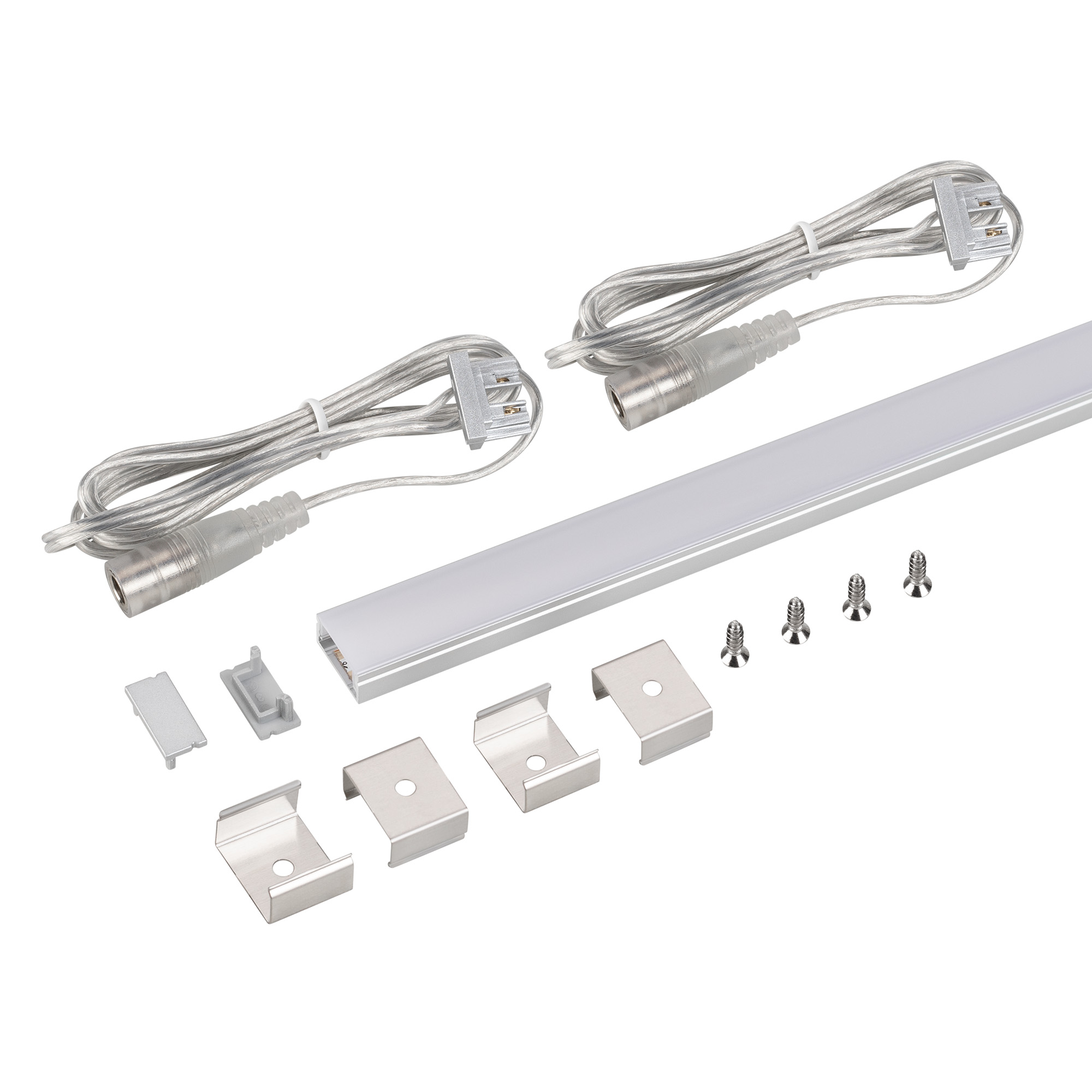 Набор для светодиодной подсветки ARL-KIT-SLIM-FC 24V Day4000 (14 W/m, IP20, 2m) (Arlight, Алюминий+пластик) Lednikoff