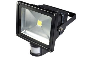 Светодиодный прожектор BR-FL-50W-PIR White (Black, AC220V) (arlight, -)