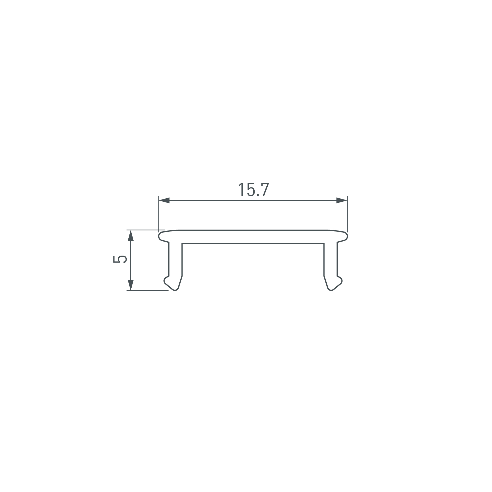 Экран LINE-2000 MARBLE GREY (Arlight, Пластик) Lednikoff