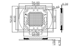 Мощный светодиод ARPL-30W-EPA-5060-DW (1050mA) (Arlight, -) Lednikoff