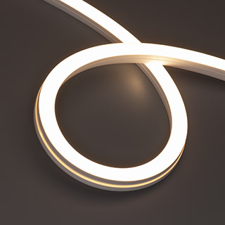 Светодиодная лента герметичная MOONLIGHT-SIDE-X280-16x16mm 24V Warm3000(10 W/m, IP67, 0,5m, wire x1 (Arlight, Образец)