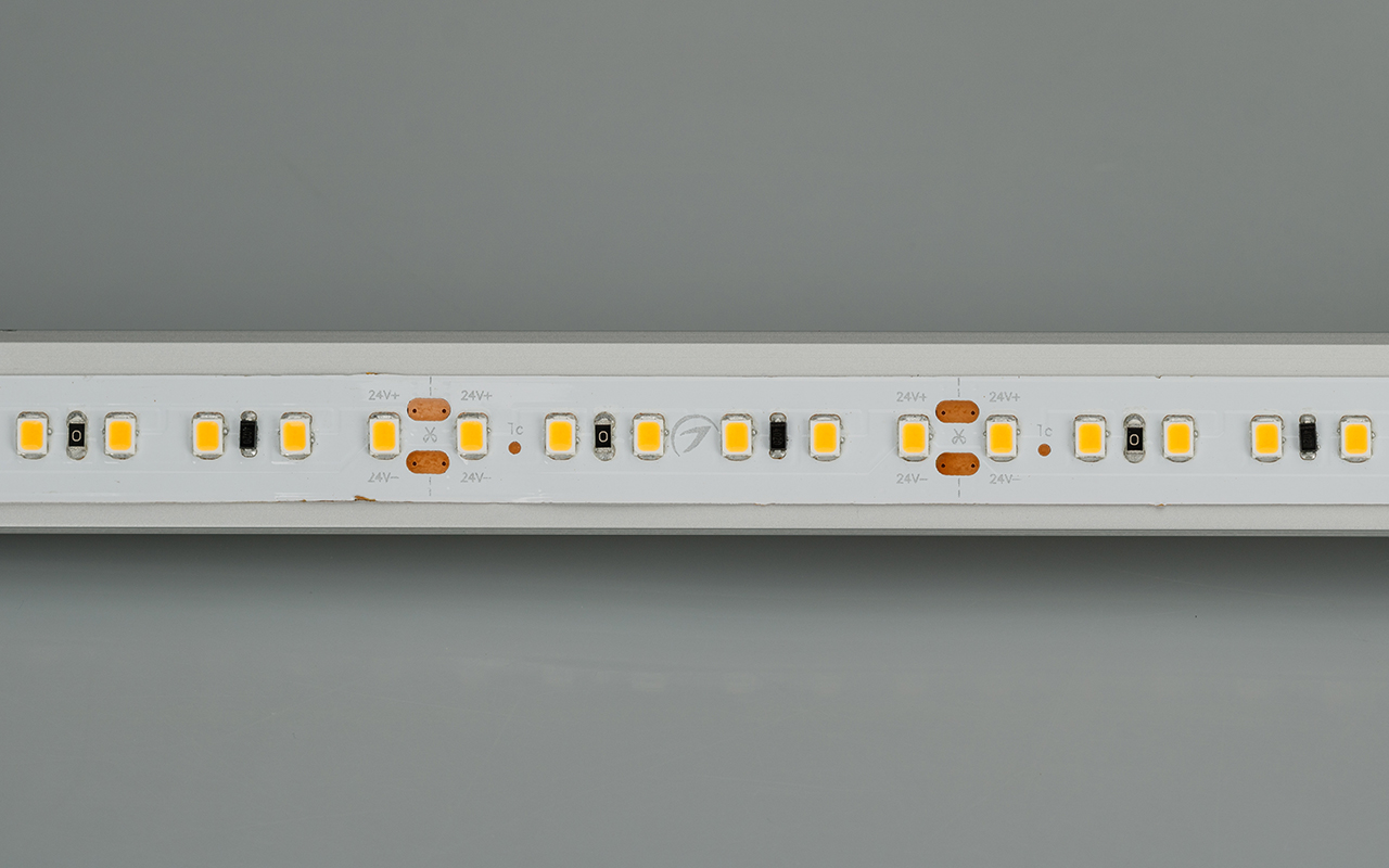 Светодиодная лента IC2-20000 24V Day4000 2x 12mm (2835, 120 LED/m, Long) (Arlight, 9.6 Вт/м, IP20) Lednikoff
