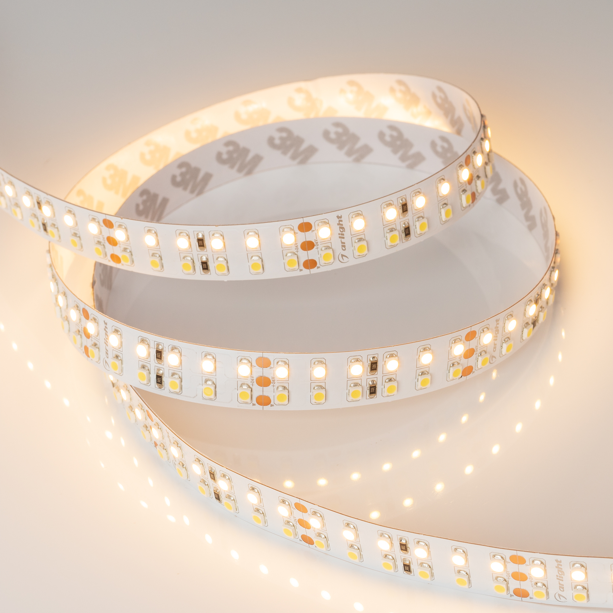 Светодиодная лента RT 2-5000 24V White-MIX 2x2 (3528, 1200 LED, LUX) (Arlight, Изменяемая ЦТ) Lednikoff