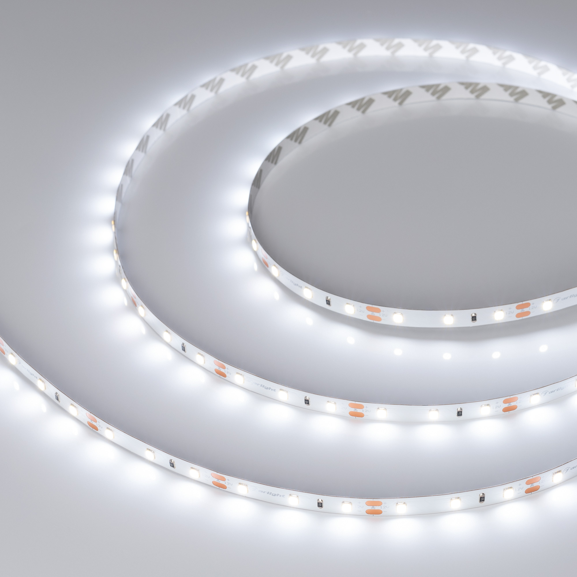 Светодиодная лента RT-A60-8mm 12V White6000 (2 W/m, IP20, 2835, 50m) (Arlight, -) Lednikoff