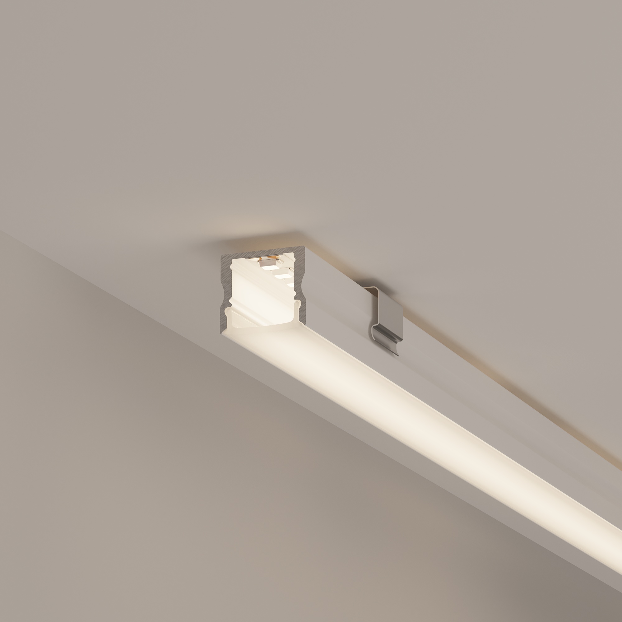 Профиль LINE-1715-2000 WHITE (Arlight, Алюминий) Lednikoff