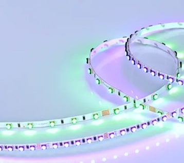 Напряжение на светодиодной ленте RGB с учетом падения напряжения на соединительных проводах