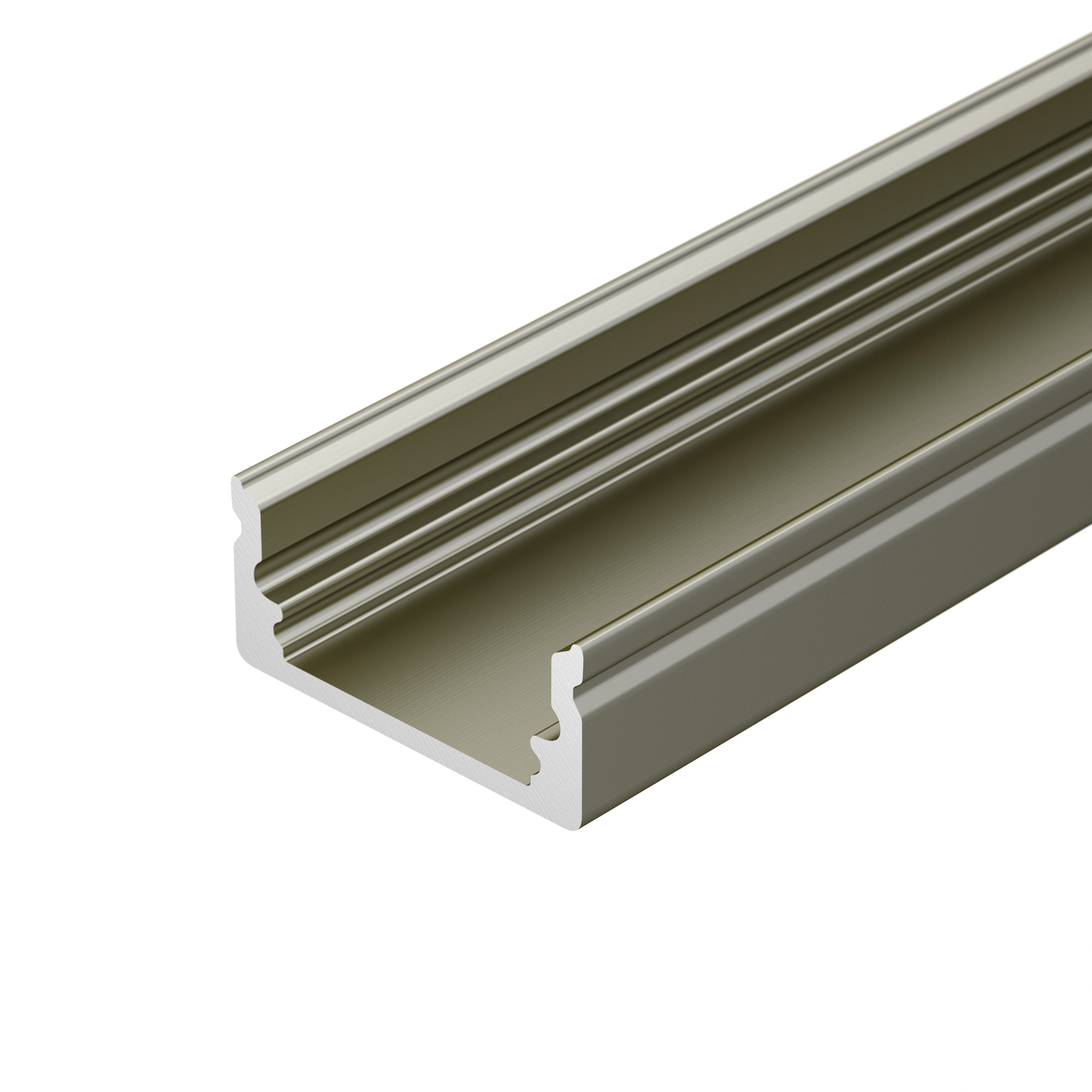 Профиль LINE-1708-2000 ANOD OLIVE GREY (Arlight, Алюминий) Lednikoff