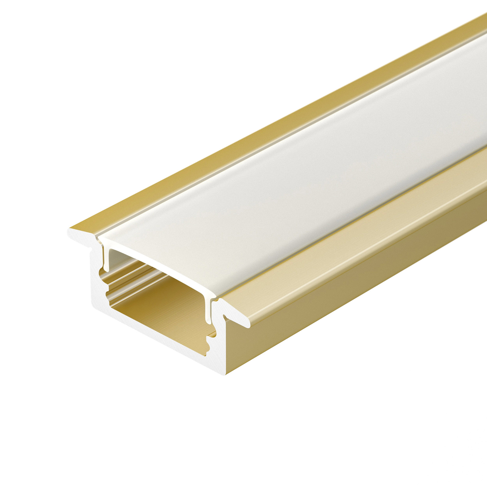 Профиль LINE-2308-F-2000 ANOD GOLD (Arlight, Алюминий) Lednikoff