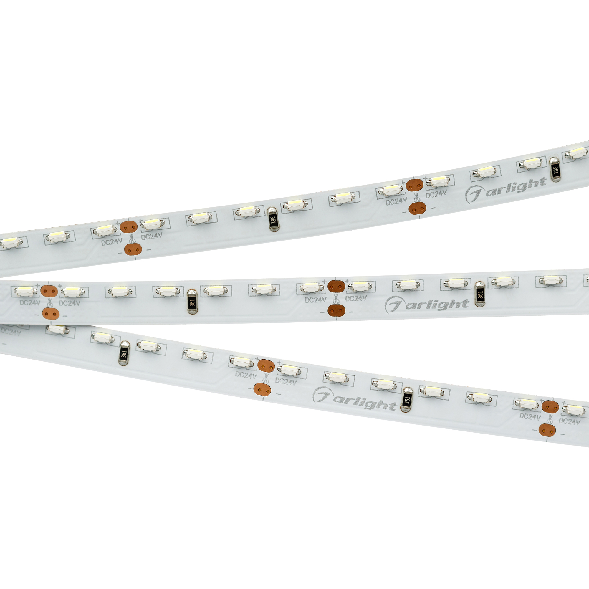 Светодиодная лента RS 2-5000 24V Day4000 2x (3014, 120 LED/m, LUX) (Arlight, 9.6 Вт/м, IP20) Lednikoff