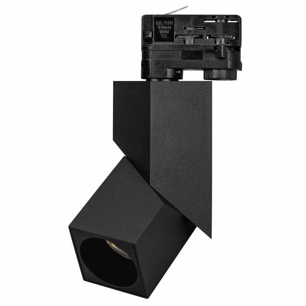 Светильник LGD-TWIST-TRACK-4TR-S60x60-12W Warm3000 (BK, 30 deg) (arlight, Металл)