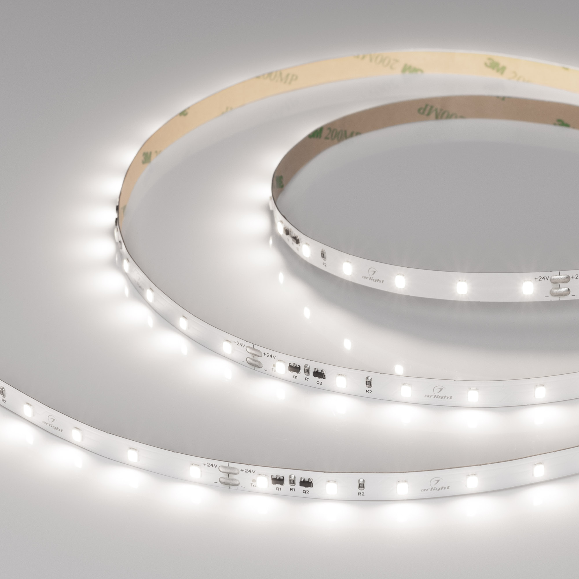 Светодиодная лента IC-A60-8mm 24V Day5000 (4.8 W/m, IP20, 2835, 10m) (Arlight, стабилизированная)