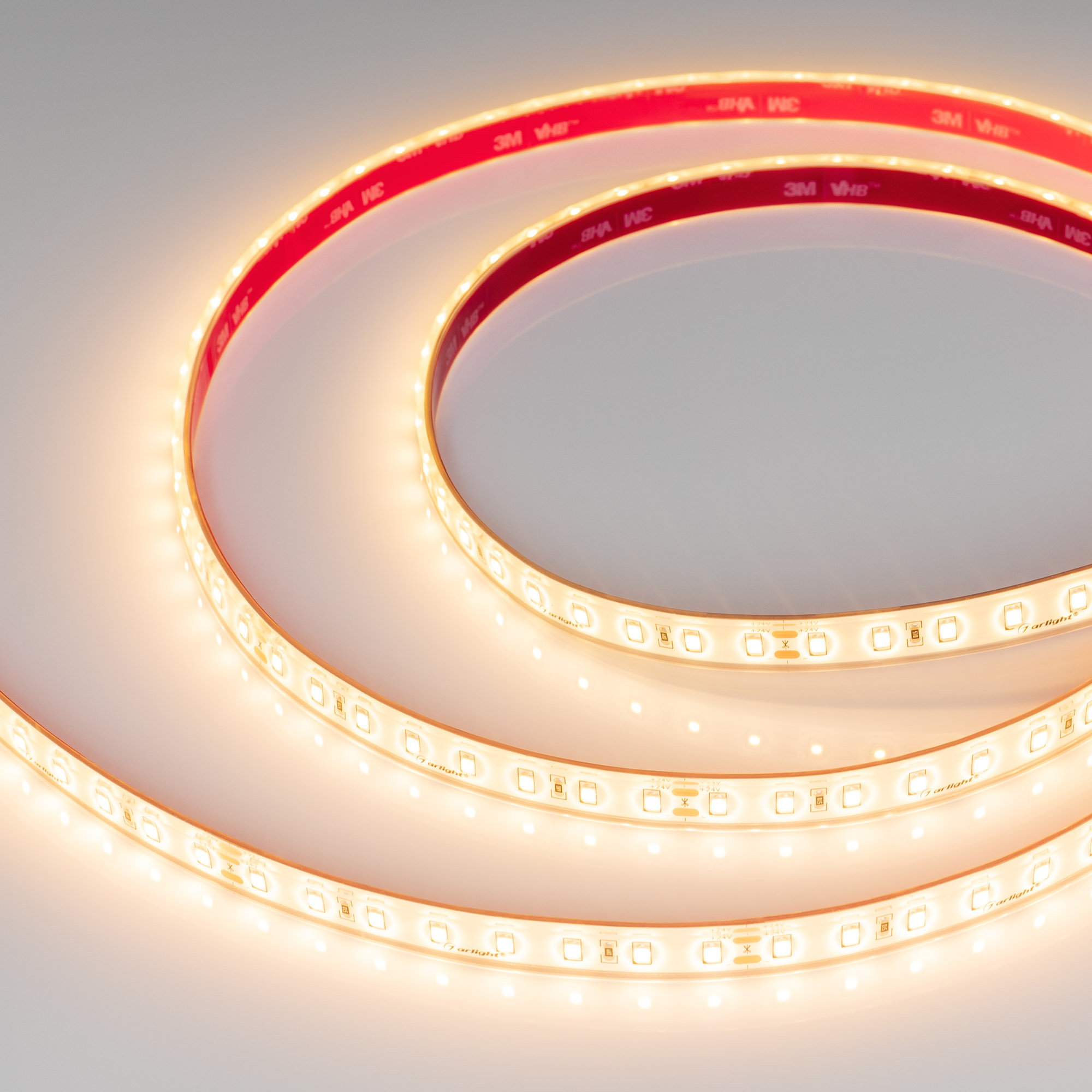 Светодиодная лента герметичная RTW-PS-A80-12mm 24V Warm2400 (4.8 W/m, IP67, TWP100, 5m) (Arlight, -)