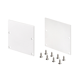 Заглушка SL-LINE-5050-LW WHITE глухая (Arlight, Металл) Lednikoff