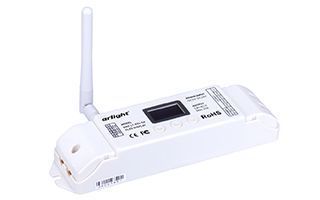 Декодер DMX LT-874-5A (5-24V, 100-480W, 2.4 ГГц) Декодер DMX LT-874-5A (5-24V, 100-480W, 2.4 ГГц)