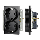 Механизм электрической розетки SCT-MEUD-PL-BK (250V, 16A) (Arlight, -) Lednikoff