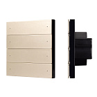 INTELLIGENT ARLIGHT Кнопочная панель SMART-DMX512-801-22-8G-8SC-DIM-IN Gold (230V, 2.4G) (IARL, IP20 Пластик, 5 лет) Lednikoff