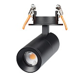 Светильник LGD-ARTEMIS-BUILT-FLAP-R55-12W Day4000 (BK, 8-80 deg, 230V) (Arlight, IP20 Металл, 5 лет)