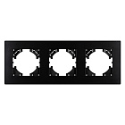 Рамка пластиковая FRM-PERIO-PL-3-BK (Arlight, -) Lednikoff