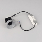 Светильник безрамочный DL-INTRAL-R63-8W Warm3000 (Серый RAL7045, 36 deg, 230V) (Arlight, IP20 Металл, 5 лет) Lednikoff