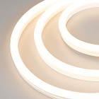 Светодиодная лента герметичная WAVE-SIDE-A120-12x25mm 230V Warm3000 (12 W/m, IP67, 50m, wire x2) (Arlight, Грибовидная форма)