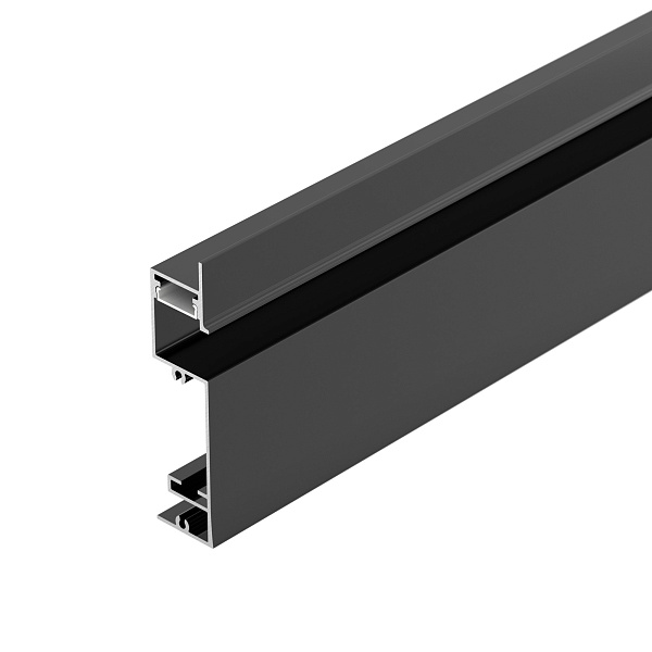 Профиль PLINTUS-H73-F-2000 BLACK (Arlight, Алюминий) Lednikoff