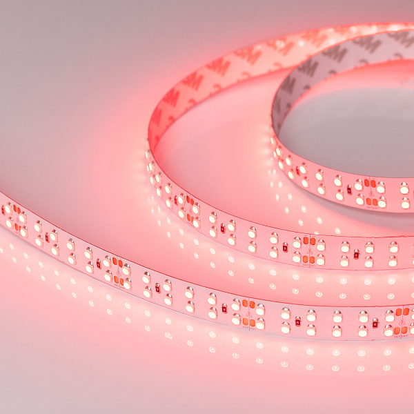 Светодиодная лента RT 2-5000 24V Red 2x2 (3528, 1200 LED, LUX) (Arlight, 19.2 Вт/м, IP20) Lednikoff