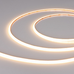 Светодиодная лента герметичная MICROLED-SEW-M320-3mm 24V Warm3500 (6 W/m, IP65, 5m) (Arlight, CRI>90)