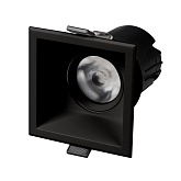 Светильник MS-FLOW-BUILT-S85x85-6W Warm3000 (BK, 38 deg, 230V) (Arlight, IP20 Металл, 5 лет)